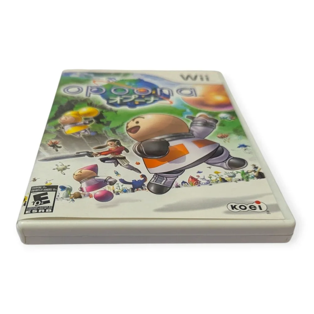 Opoona Nintendo Wii RPG Koei 2008 Complete CIB White Case